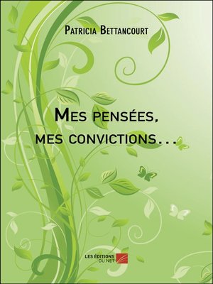 cover image of Mes pensées, mes convictions...
